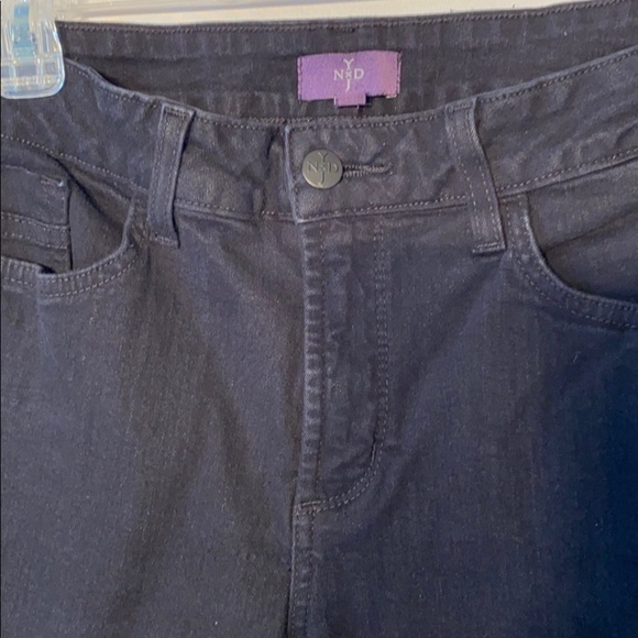 Nydj Black Straight Denim Jean Lift and Tuck Tech. - Picture 2 of 8